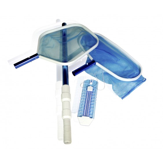 Kit di pulizia manuale con retini, termometro e spazzola